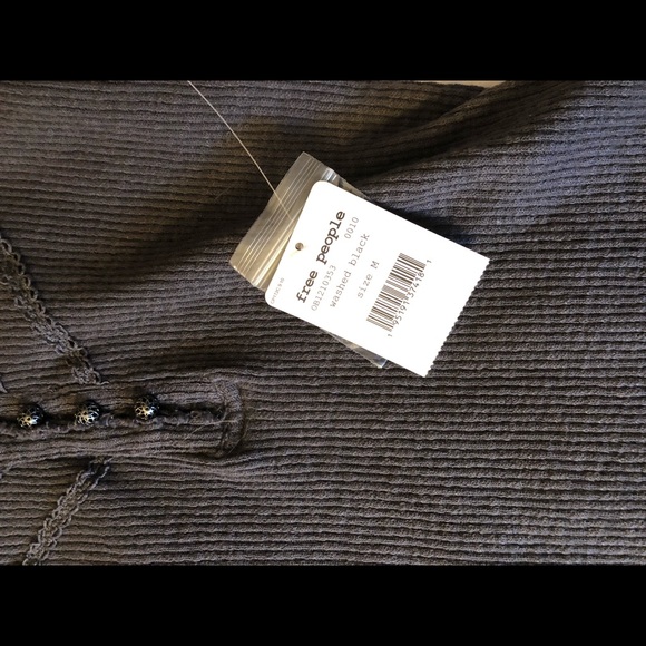 Free People M gray top - Picture 7 of 8